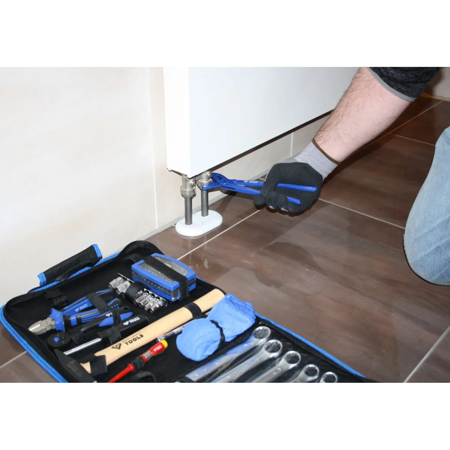 BRILLIANT TOOLS Universal-Werkzeug-Satz 58tlg. in Nylontasche