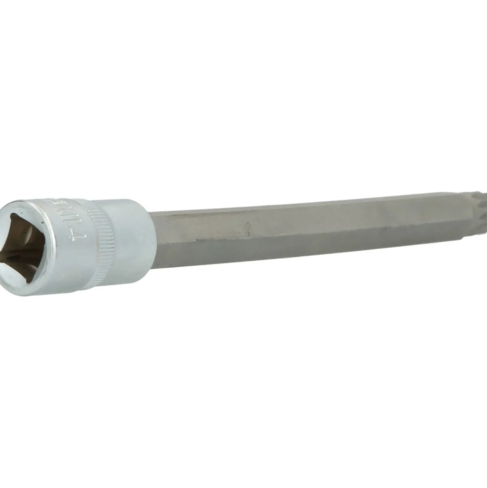 BRILLIANT TOOLS 1/2" Vielzahn-Bit-Stecknuss 200 mm lang M14 - BT022963