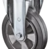 BS Rollen Schwerlast-Bockrolle mit Anschraubplatte Elastik-Vollgummireifen Kugellager 160 mm 300 kg - N110.B80.160