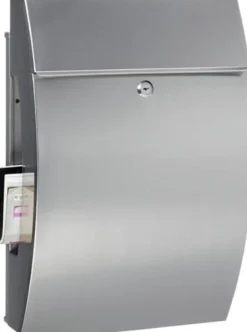 BURG-WÄCHTER Briefkasten Hamburg 3815 Ni H.478mm B.322mm T.152mm DIN C4 - HAMBURG 3815 NI