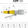 CA Feuerungsregler 3/4Zoll AG x 58 mm