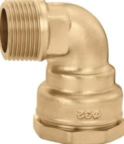 CA Winkel-Anschlussverschraubung AG 25 mm x 3/4Zoll AG für PE-Kunststoffrohr