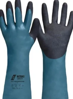 Chemiehandschuhe Green Barrier Grip Gr.10 grün/schwarz EN 388,EN 374
