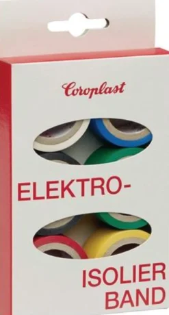 COROPLAST Elektroisolierband-Set 302 6tlg. je 3,3 m x 19 mm Ktr - 28839