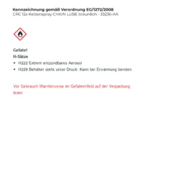 CRC Kettenspray CHAIN LUBE bräunlich - 33236-AA