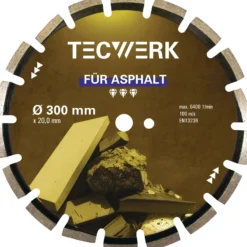 Diamanttrennscheibe ASPHALT D.350mm Bohr.20mm Seg.-H.10mm Seg.-S.3,2mm TW