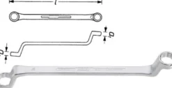 Doppelringschlüssel 630 17x19mm 265mm HAZET