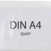 Drahtbügeltasche Maße 230x302mm A4 S.180µ quer o.Klappe PVC-Weichfolie TRANSPAK