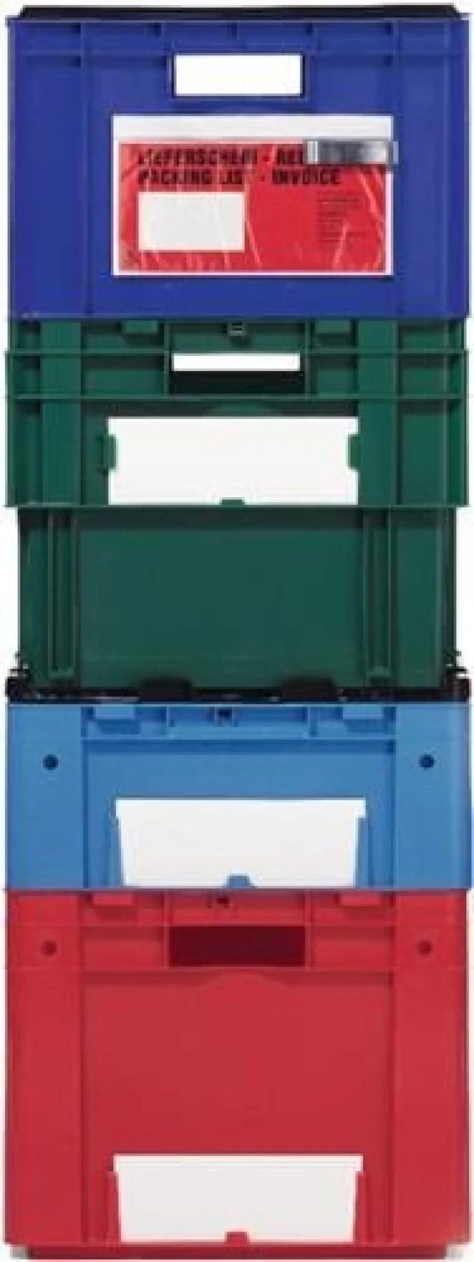Drehstapelbehälter PP grau L600xB400xH420mm LA-KA-PE
