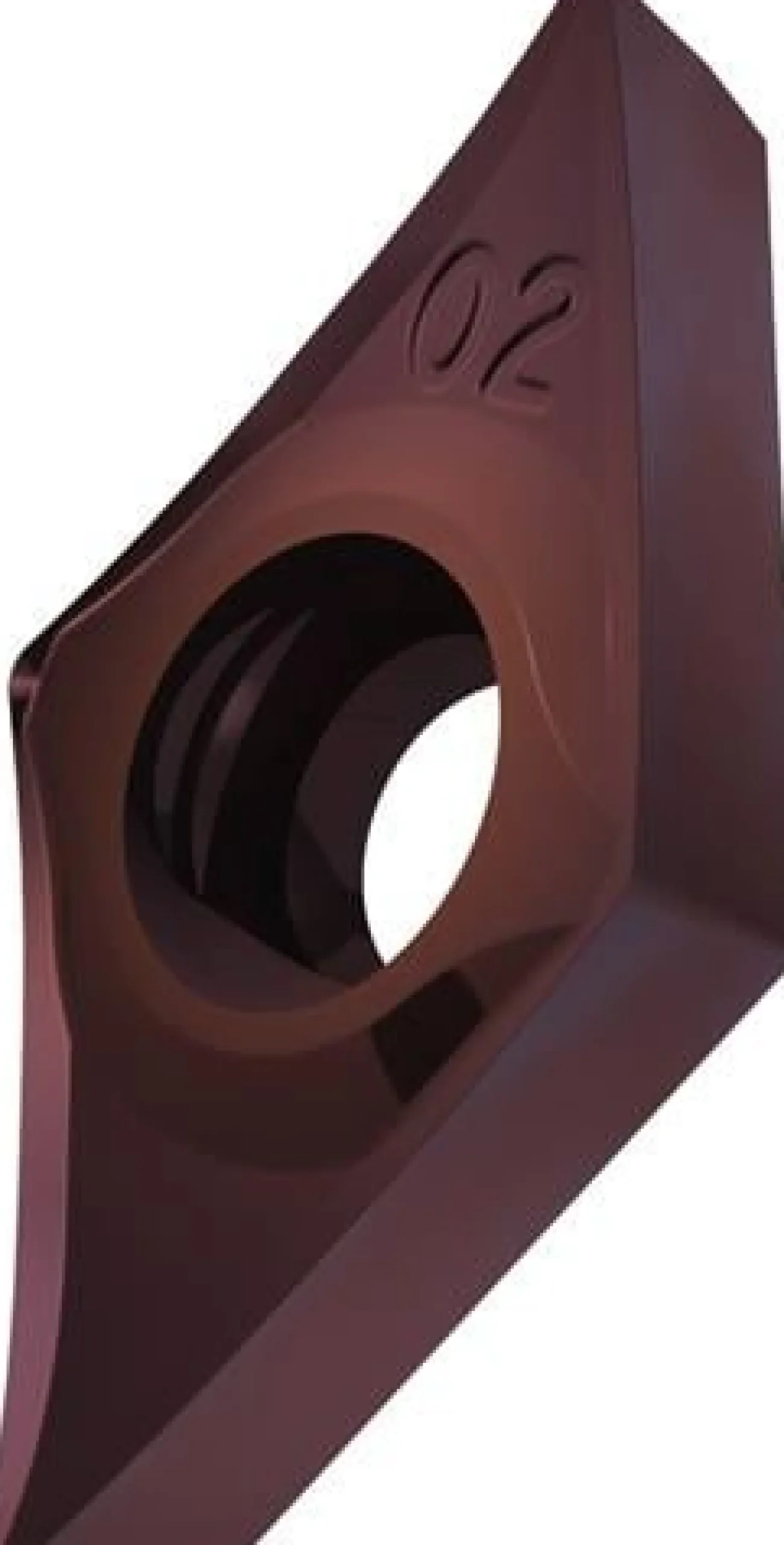 Drehwendeschneidplatte ISO DCGT 070202E-SF3:T8415 D.2,8mm PVD beschichtet