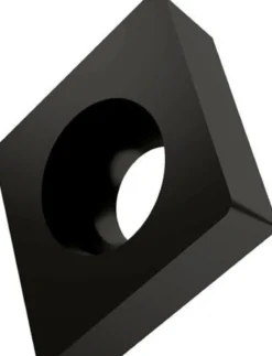 Drehwendeschneidplatte ISO CCMW 09T304:T5315 D.4,4mm MT-CVD beschichtet Schwarz