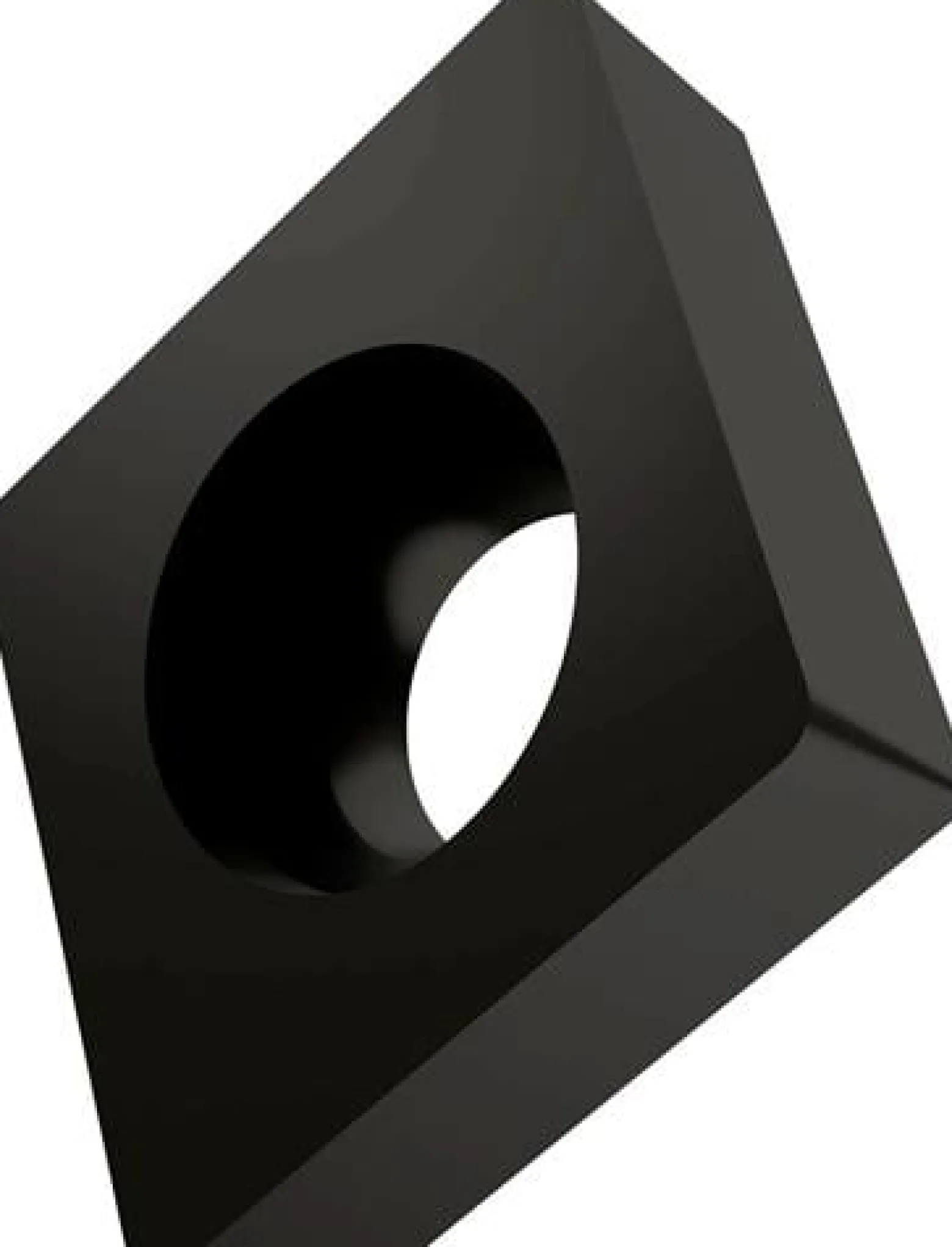 Drehwendeschneidplatte ISO CCMW 09T304:T5315 D.4,4mm MT-CVD beschichtet Schwarz