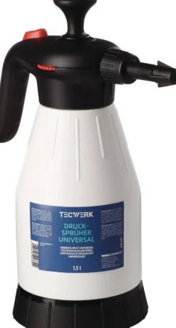 Drucksprüher 360Grad FPM 1,5l FPM/FKM Dichtungen rot TECWERK