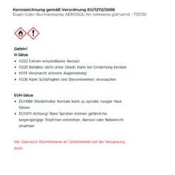 Dupli-Color Buntlackspray AEROSOL Art reinweiss glänzend - 733130
