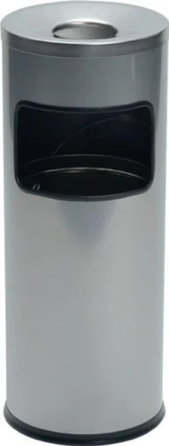 Durable Kombiascher Ø250xH630mm silber - 333223