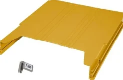 EICHNER Wandsortierer BIG Anbaumodul gelb B262xT42xH302mm - 9218-05054-040