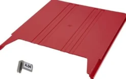 EICHNER Wandsortierer FLAT Anbaumodul rot B240xT15xH302mm - 9218-05056-020