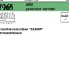 Einschraubmutter DIN 7965 M6x 15 Stahl galv.verz. 100 Stück