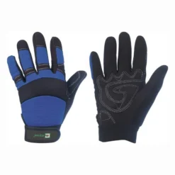 ELYSEE 1 Paar Kunstlederhandschuhe Master schwarz / blau Gr. 10 - 0870-10H