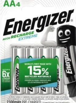Energizer Akku Recharge Extreme E300624600 AA/HR6 4 St./Pack.