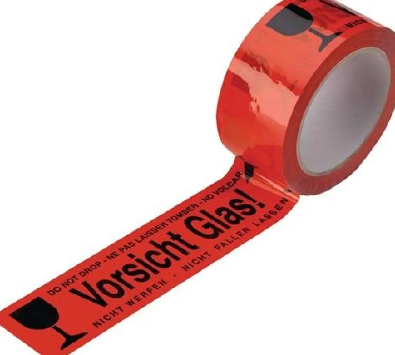 enviropack Warnklebeband PVC Vorsicht Glas - 248082