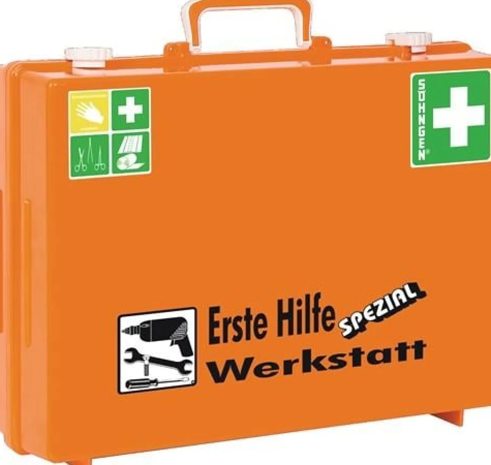 Erste Hilfe Koffer Beruf SPEZIAL Werkstatt B400xH300xT150ca.mm orange SÖHNGEN