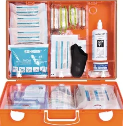 Erste Hilfe Koffer Beruf SPEZIAL Werkstatt B400xH300xT150ca.mm orange SÖHNGEN