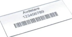 Etikett transp.f.Regalkasten 100 St./Btl. - 500502