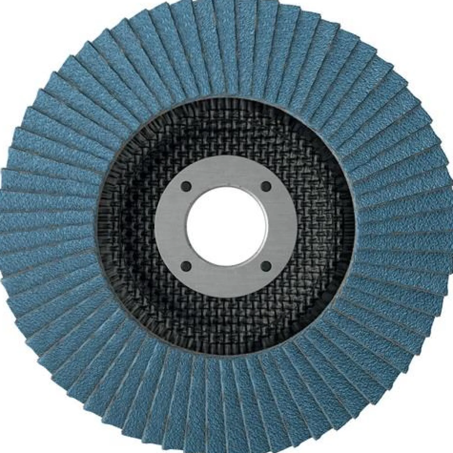 Fächerscheibe BASIC D.125mm K.40 gekr.Stahl,VA ZA-ZK TYROLIT