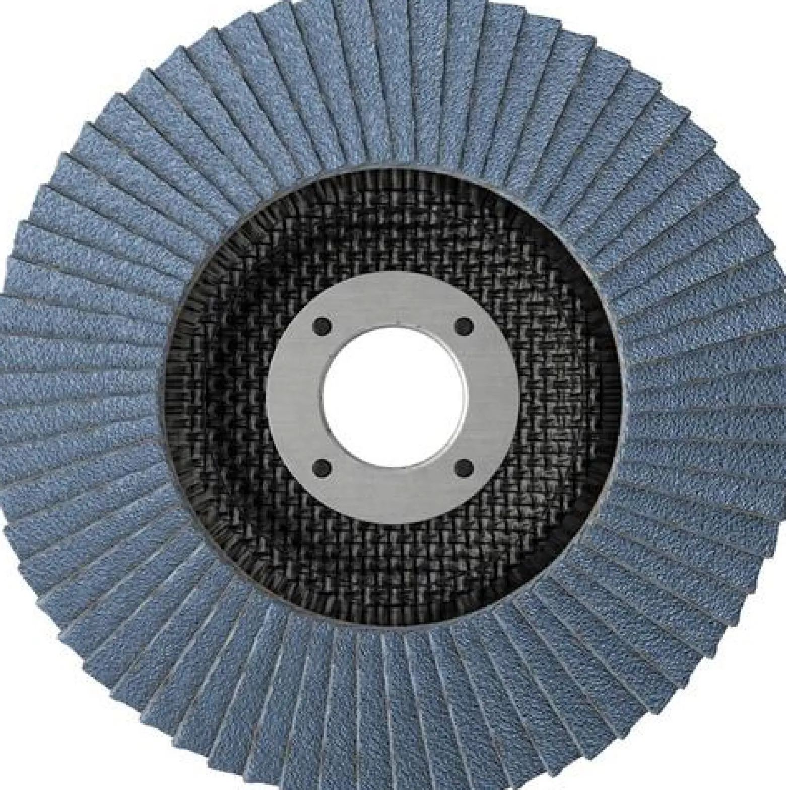 Fächerscheibe BASIC D.125mm K.40 gekr.Stahl,VA ZA-ZK TYROLIT