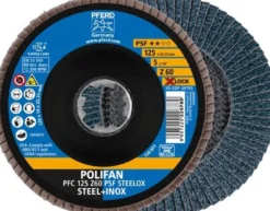 Fächerscheibe X-LOCK PSF Z STEELOX D.125mm K.60 kon.INOX ZK Z PFERD