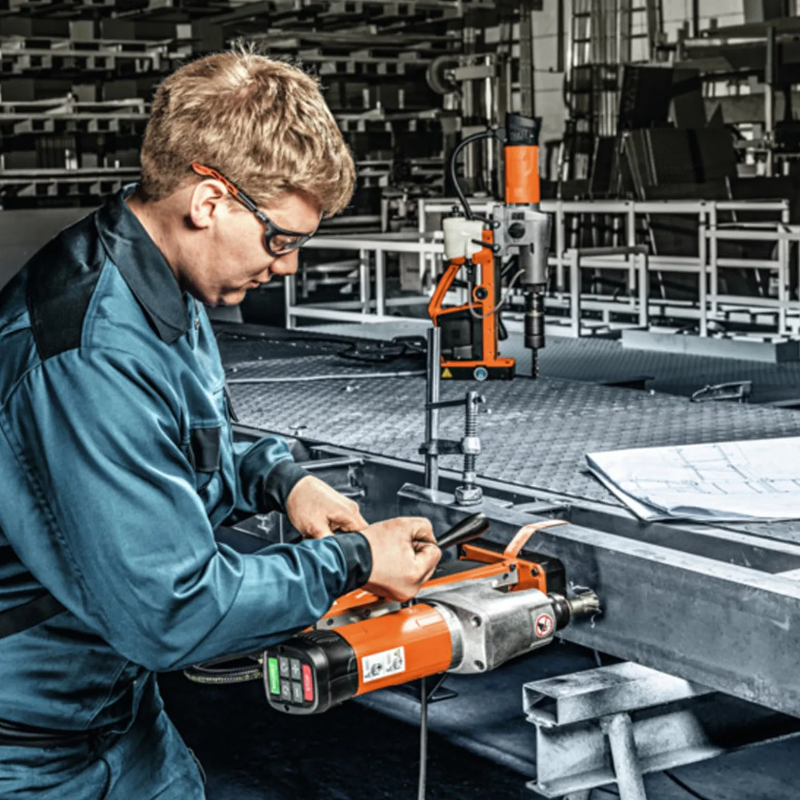 Fein Magnet-Kernbohrmaschine KBM 50 Q 1.200 W in Koffer 72704161000