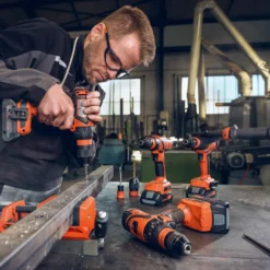 Fein Vorteils-Combo Akku: Akku MULTIMASTER AMM 500 & Akku-Bohrschrauber ASCM 18 QSW AS in L-Boxx - 99100000838