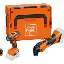 Fein Vorteils-Combo Akku: Akku MULTIMASTER AMM 500 & Akku-Bohrschrauber ASCM 18 QSW AS in L-Boxx - 99100000838