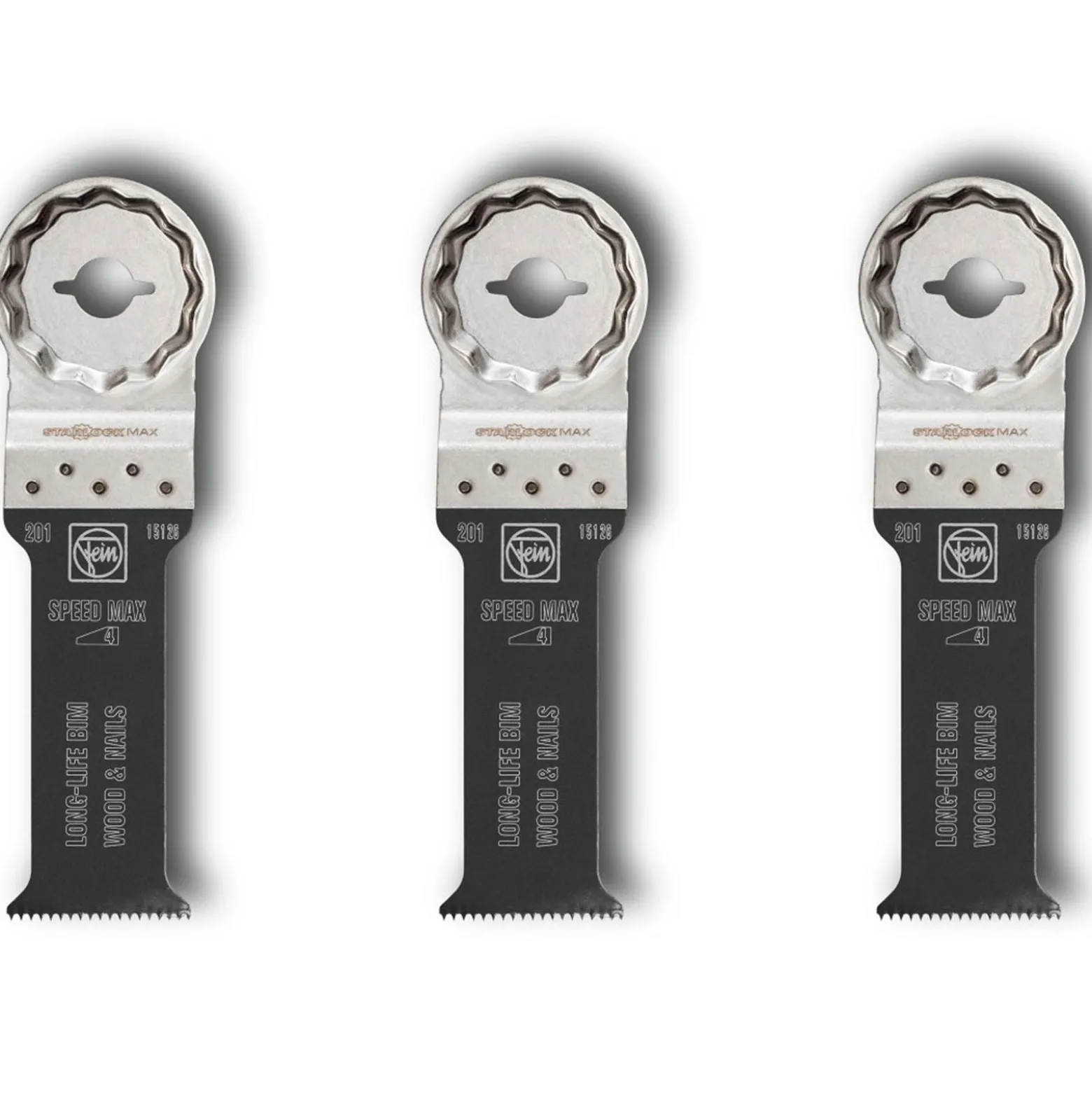 Fein 3x E-Cut Long-Life Sägeblatt StarlockMax 32 mm - 63502201220