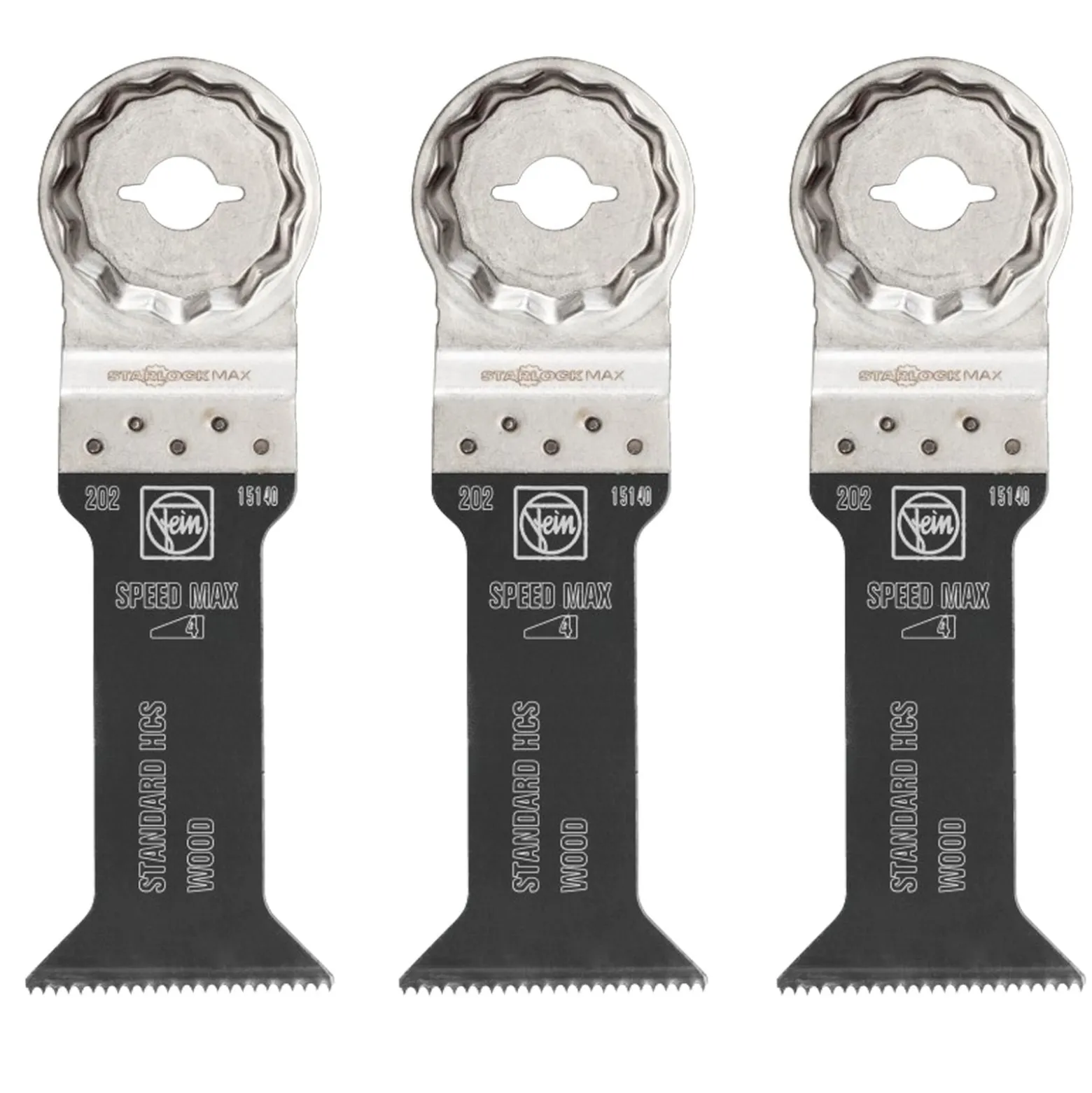 Fein 3x E-Cut Standard Sägeblatt StarlockMax 42 mm - 63502202220
