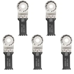 Fein 5x E-Cut Universal Sägeblatt StarlockPlus 28 mm - 63502151230
