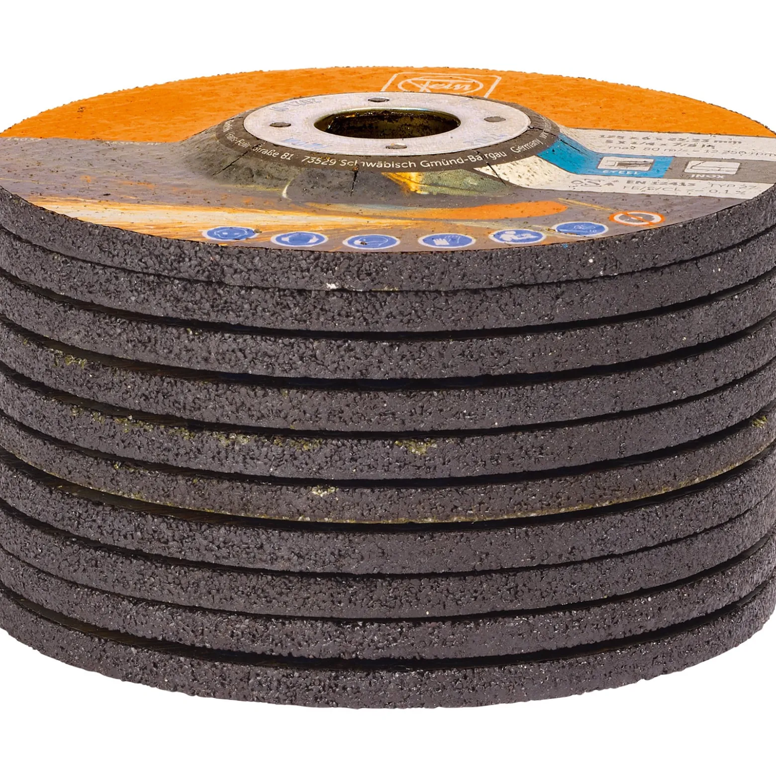 Fein 10x Schruppscheibe Ø 125 mm - 63703005010