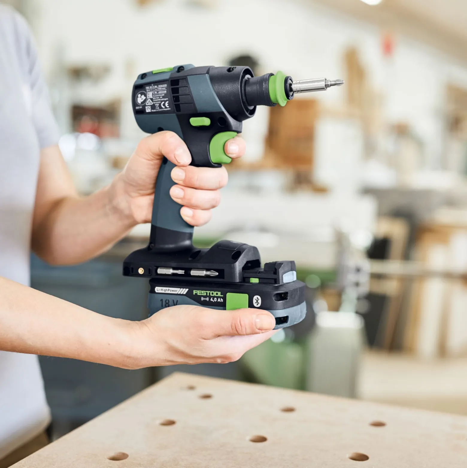 Festool Akku-Bohrschrauber TXS 18 C 3,0-Set / 2x 3,0 Akku + Ladegerät im Systainer - 576896