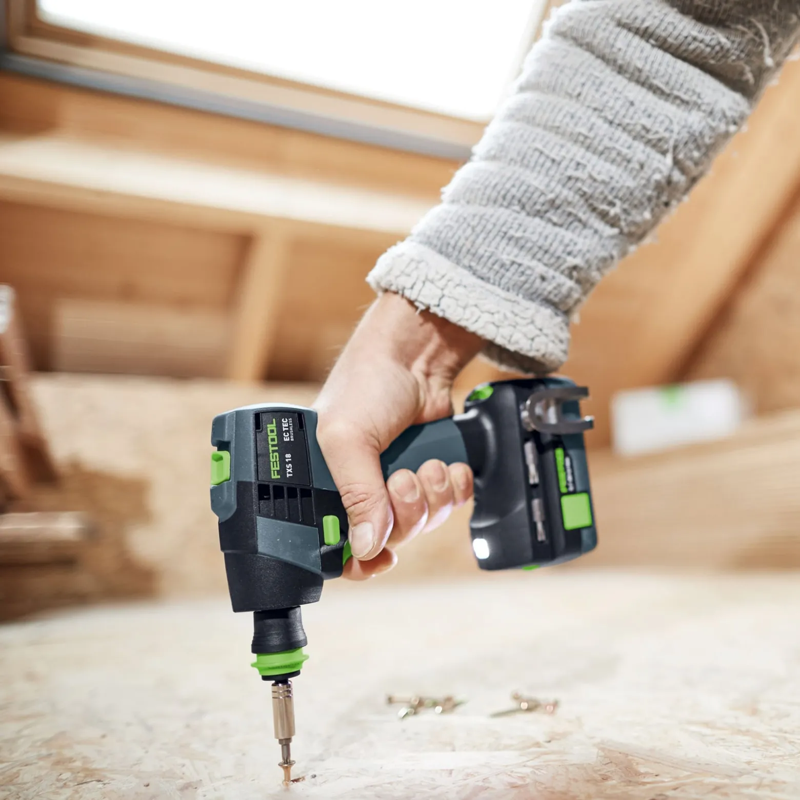 Festool Akku-Bohrschrauber TXS 18 C 3,0-Set / 2x 3,0 Akku + Ladegerät im Systainer - 576896