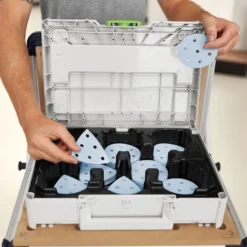 Festool Schleifmittel-Systainer³ SYS-STF D90/V93 GR-Set Granat - 578196