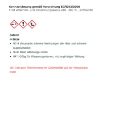 FHB Weichlöt- und Verzinnungspaste 230 - 250 °C - 219760701