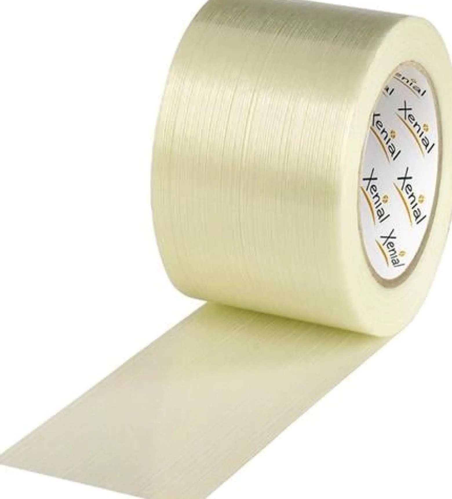 Filamentklebeband m.Längsfaden Breite 75mm Länge 50m S.100µ transparent XENIAL
