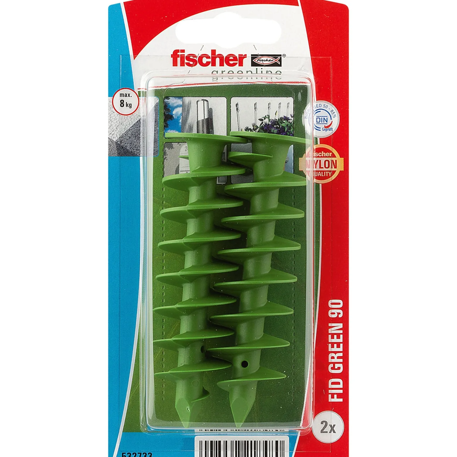 Fischer Dämmstoffdübel FID Green 90 K (2 Stk.) NV - 532733