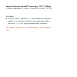 Fischer Maleracryl Premium DMA 310 ml weiß - 512186