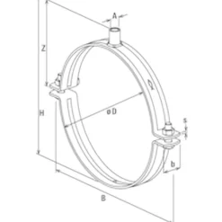 Fischer Massivrohrschelle FRSMN 199-205 M12/M16 (10 Stk.) - 570131