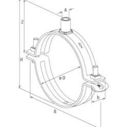 Fischer Massivrohrschelle FRSMN 88-94 M10/M12 (25 Stk.) - 570164