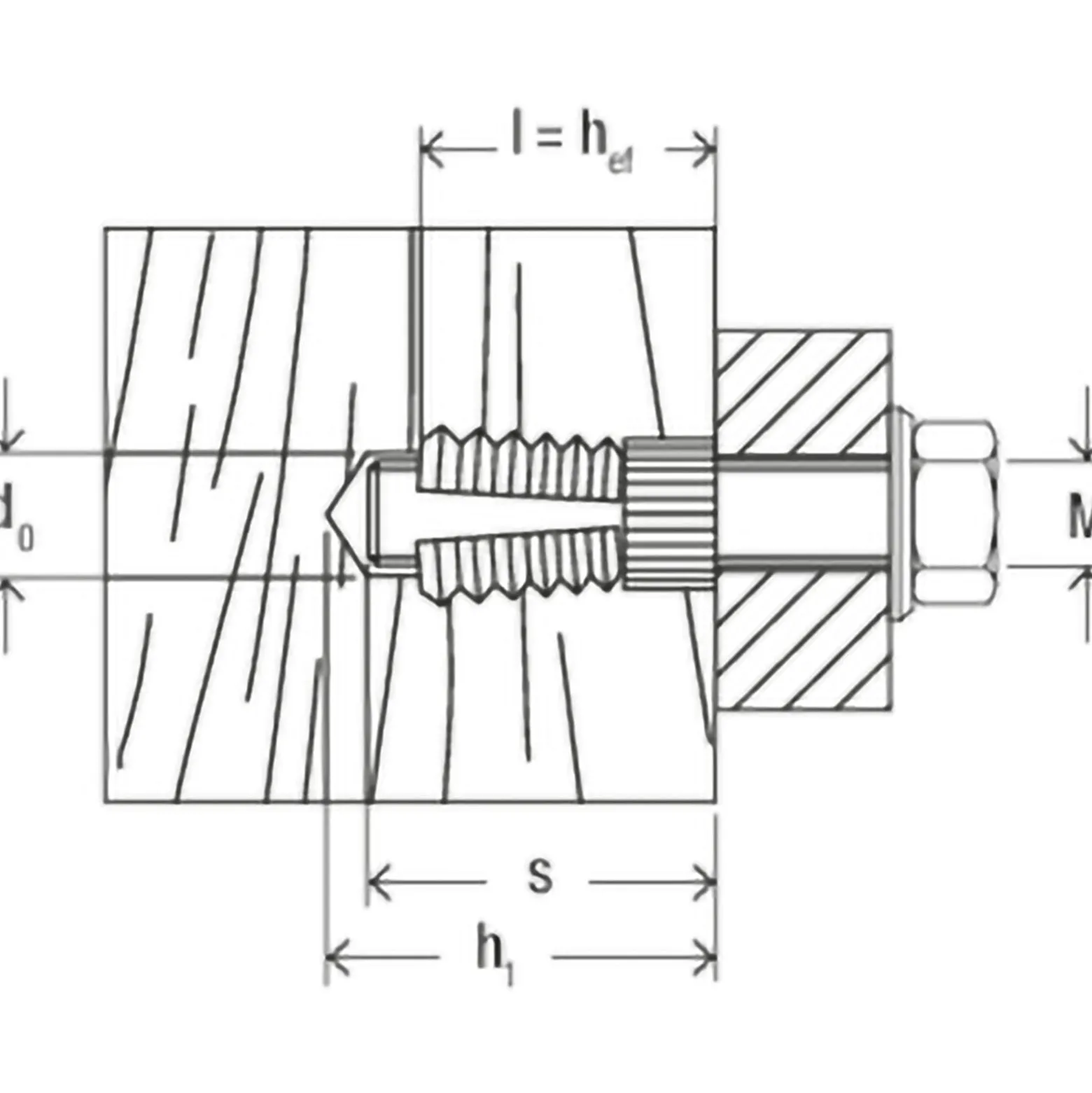 Fischer Messingdübel PA 4 M6/13,5 K (5 Stk.) - 503785