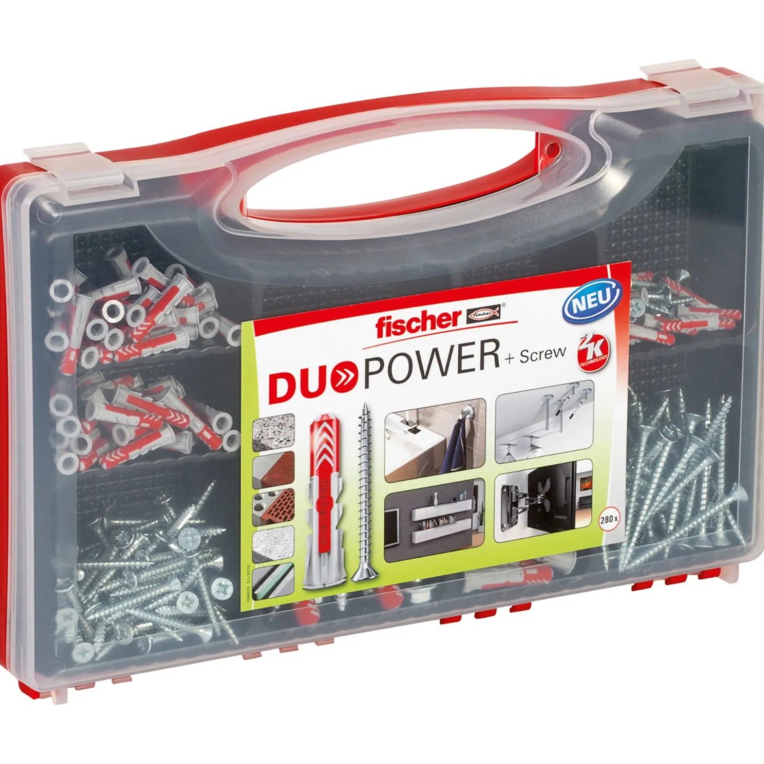 Fischer redbox DuoPower + Schrauben - 536091