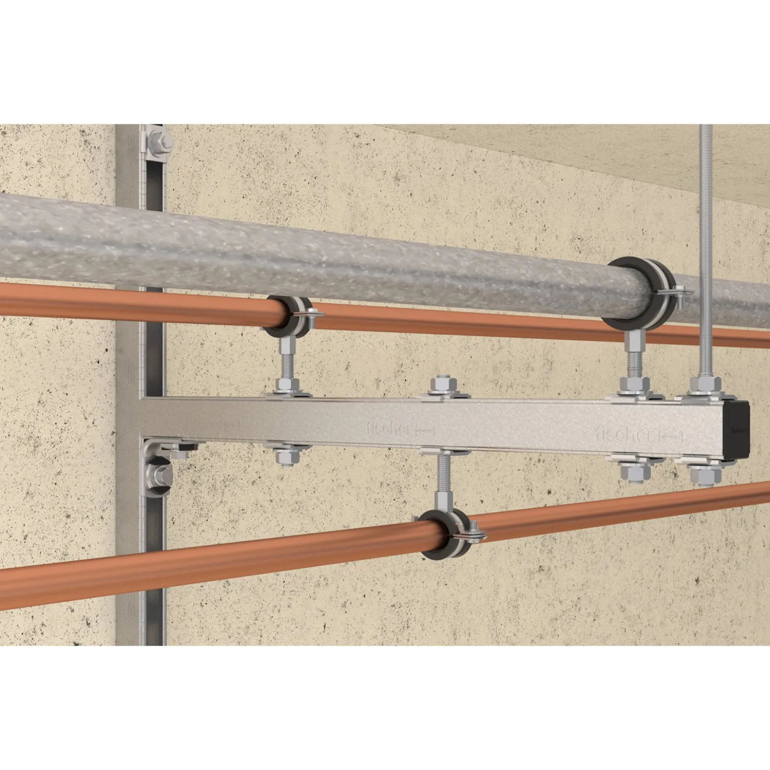 Fischer Rohrschelle Univ. FRS-L 175-183 M8/M10 (15 Stk.) - 569822